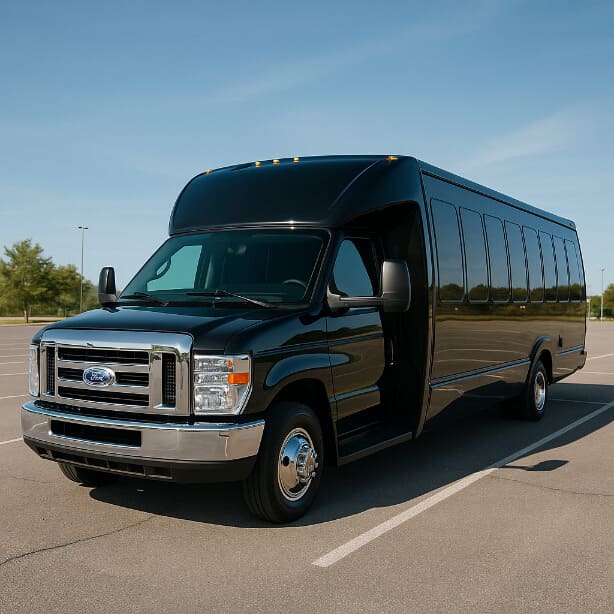 Charter Bus Rental Joliet 18 Passenger Minibus